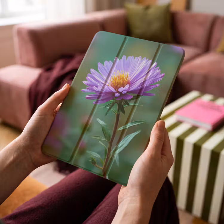 iPad-Hülle - Aster - Lila - Blume - Blütenblätter — 4