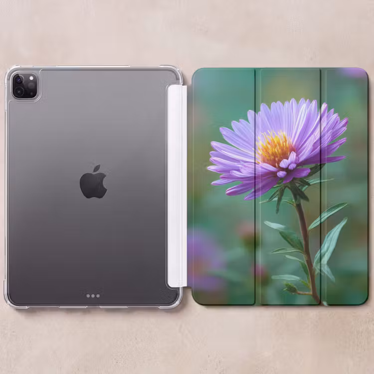 iPad-Hülle - Aster - Lila - Blume - Blütenblätter — 6