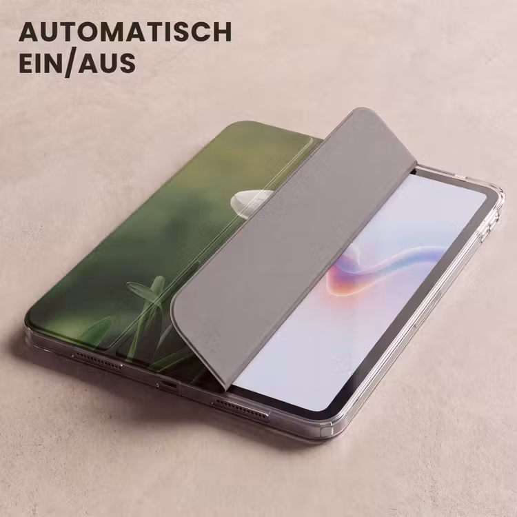 iPad-Hülle - Narzisse - Blume - Weiß - Grashalme — 5