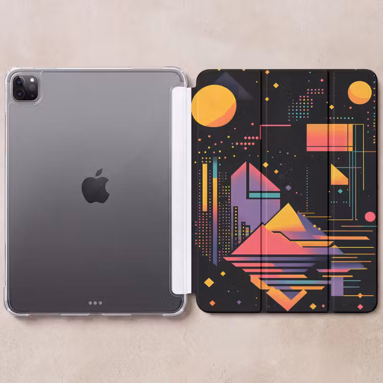 iPad-Hülle - Abstrakt - Formen - Linien - Farbenfroh — 6