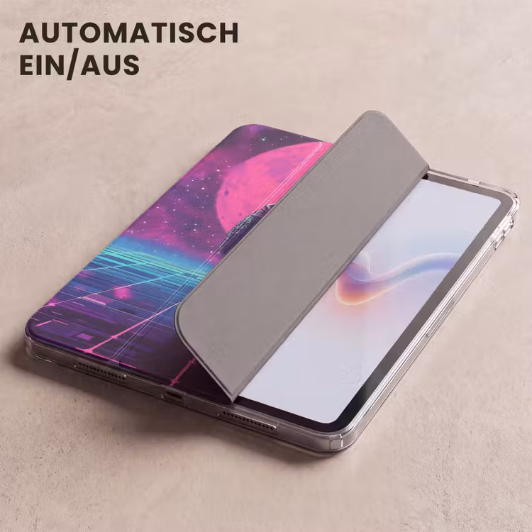 iPad-Hülle - Astronaut - Mond - Rosa - Sternennebel — 5