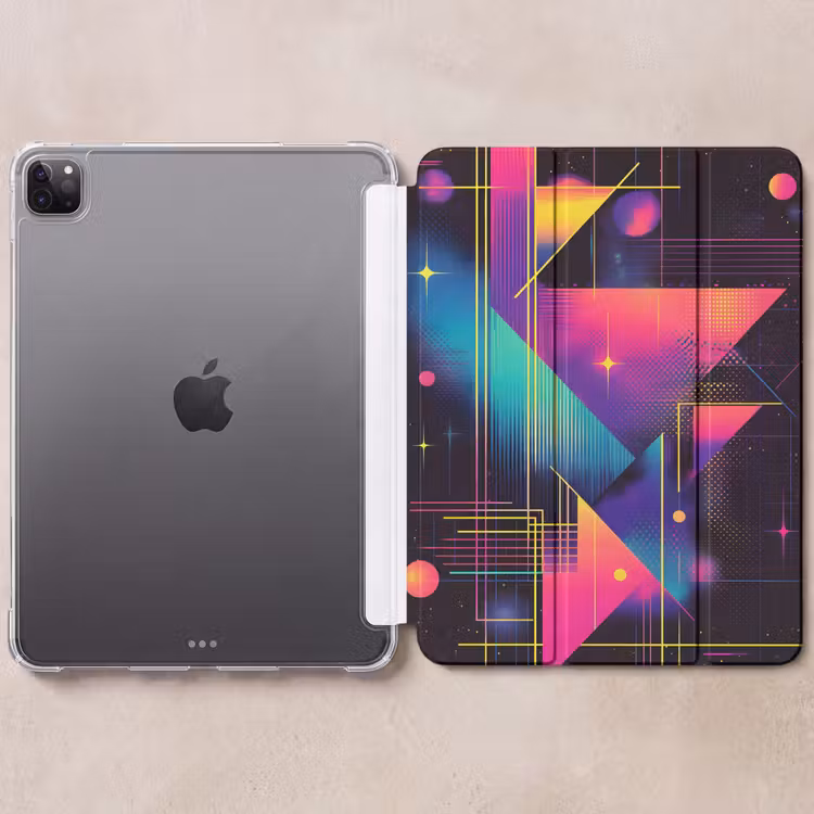 iPad-Hülle - Dreiecke - Kreise - Abstrakt - Sterne — 6