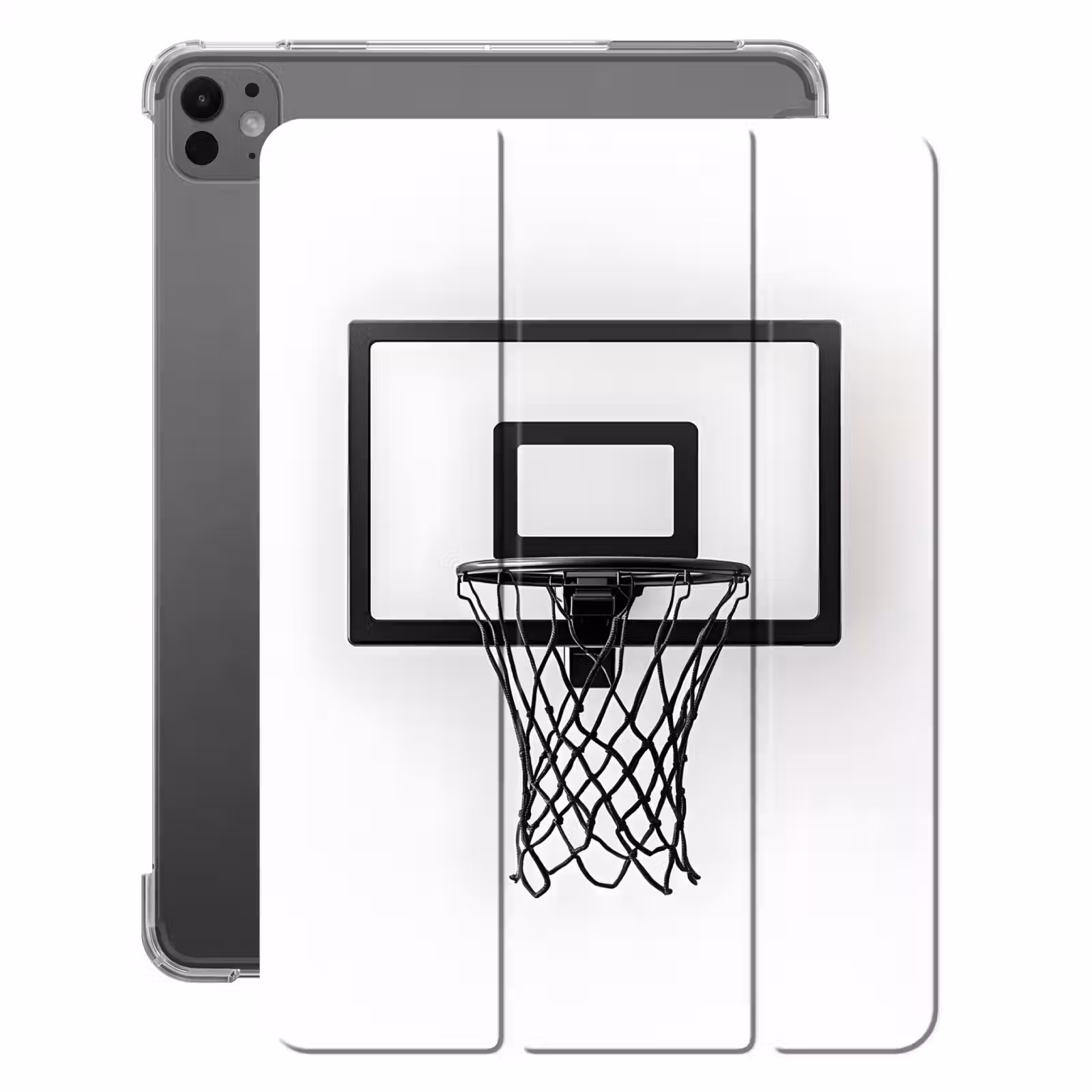 iPad-Hülle - Basketballbrett - Minimalistisch - Schwarz — 1