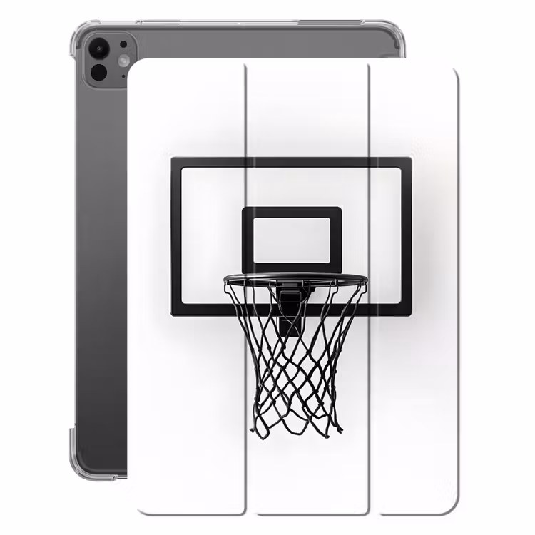 iPad-Hülle - Basketballbrett - Minimalistisch - Schwarz — 1