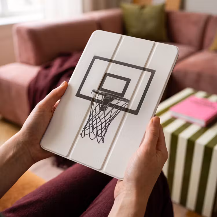 iPad-Hülle - Basketballbrett - Minimalistisch - Schwarz — 4