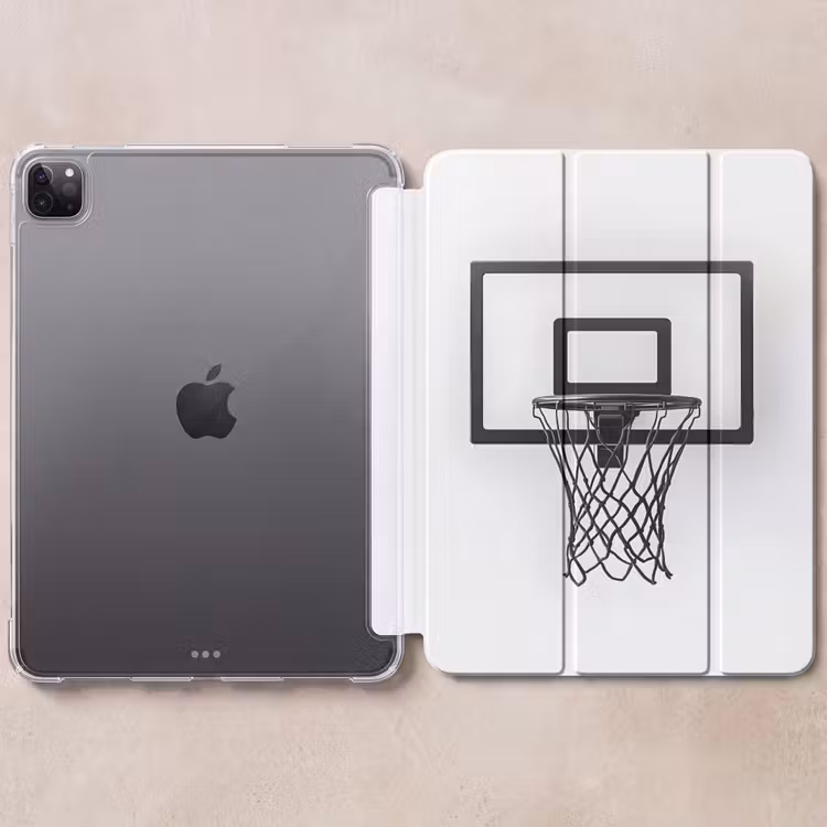 iPad-Hülle - Basketballbrett - Minimalistisch - Schwarz — 6