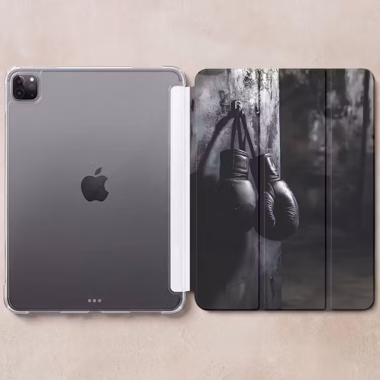 iPad-Hülle - Boxhandschuhe - Wand - Dunkel - Schwarz — 6