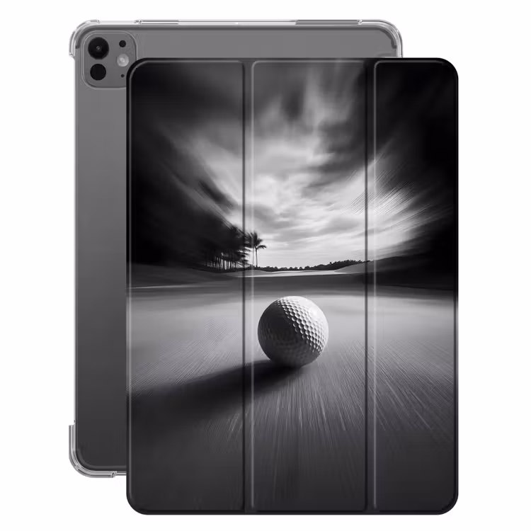 iPad-Hülle - Golfball - Unscharf - Schwarz — 1