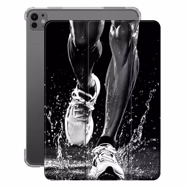 iPad-Hülle - Laufschuhe - Laufen - Drops - Schwarz — 1