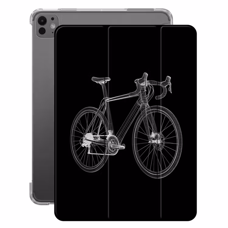 iPad-Hülle - Linien - Illustration - Weiß — 1