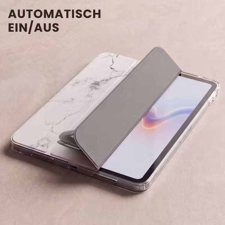 iPad-Hülle - Schachfigur - König - Schwarz - Marmor — 5