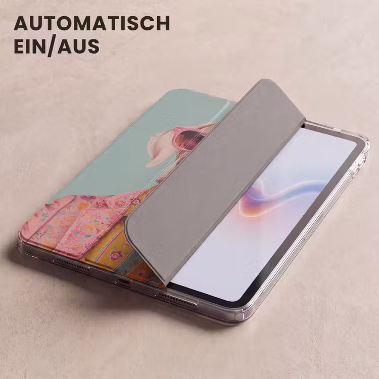 iPad-Hülle - Hund - Hemd - Blumen - Brille — 5