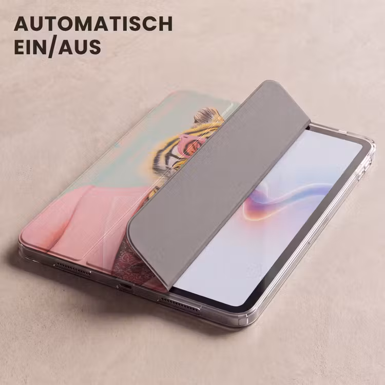 iPad-Hülle - Tiger - Fliege - Jacke - Rosa — 5