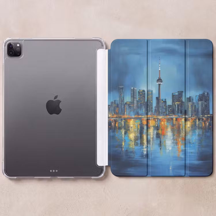 iPad-Hülle - Skyline von Toronto - Wasser - Lichter der Stadt - Turm — 6