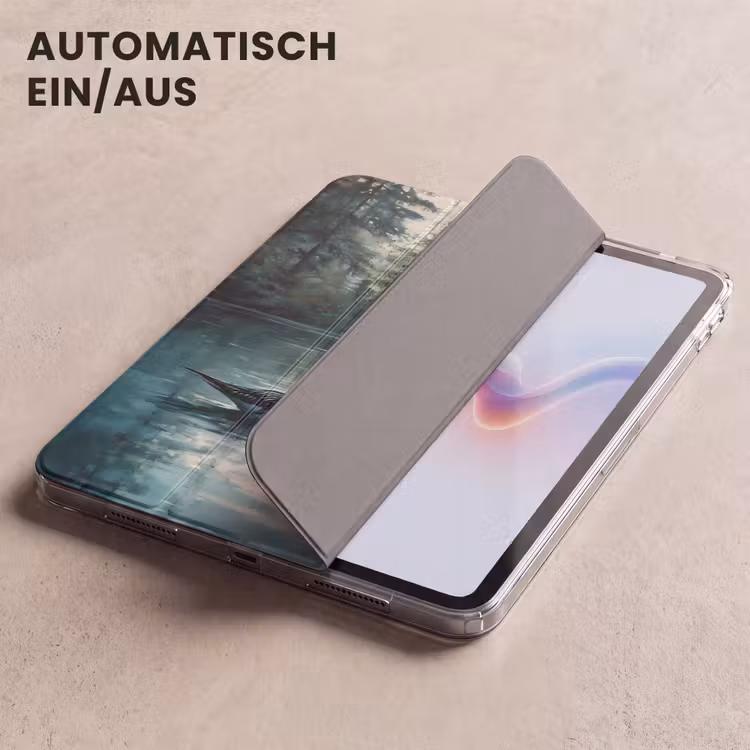 iPad-Hülle - Wald - Wasser - Enten - Neblig — 5