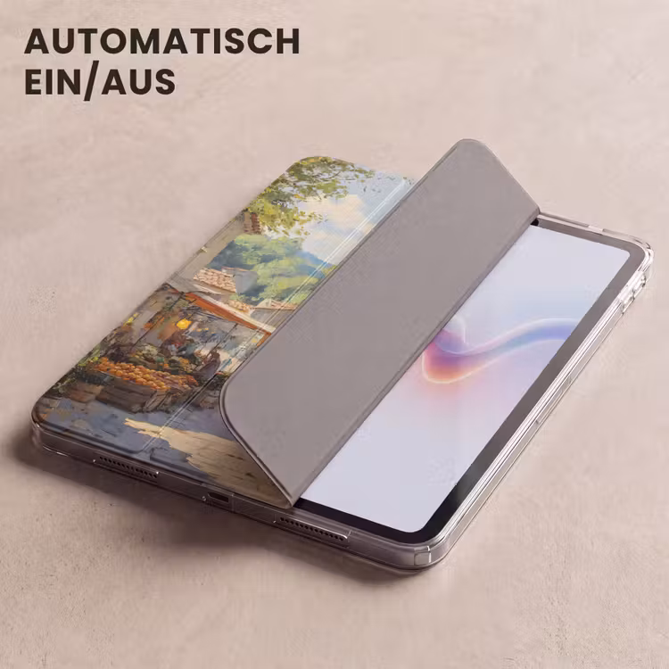 iPad-Hülle - Dorf - Sonne - Stände - Häuser — 5