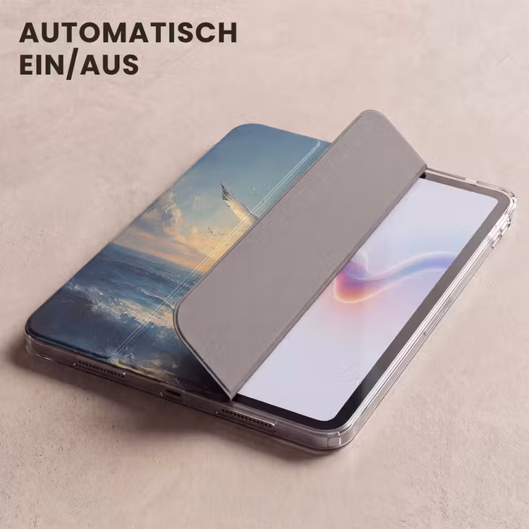 iPad-Hülle - Möwen - Meer - Wolken -Blau — 5
