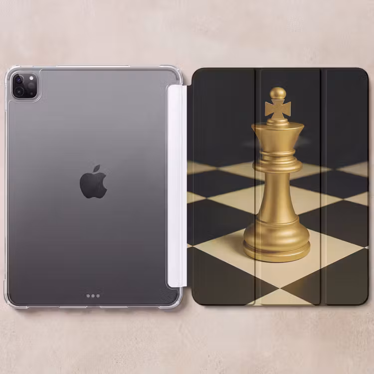 iPad-Hülle - Schachfigur - König - Schachbrett - Blockiert — 6