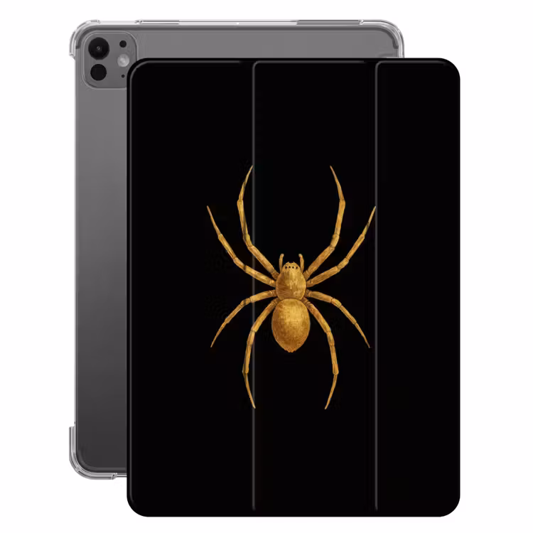 iPad-Hülle - Spinne - Gold - Minimalistisch - Beine — 1