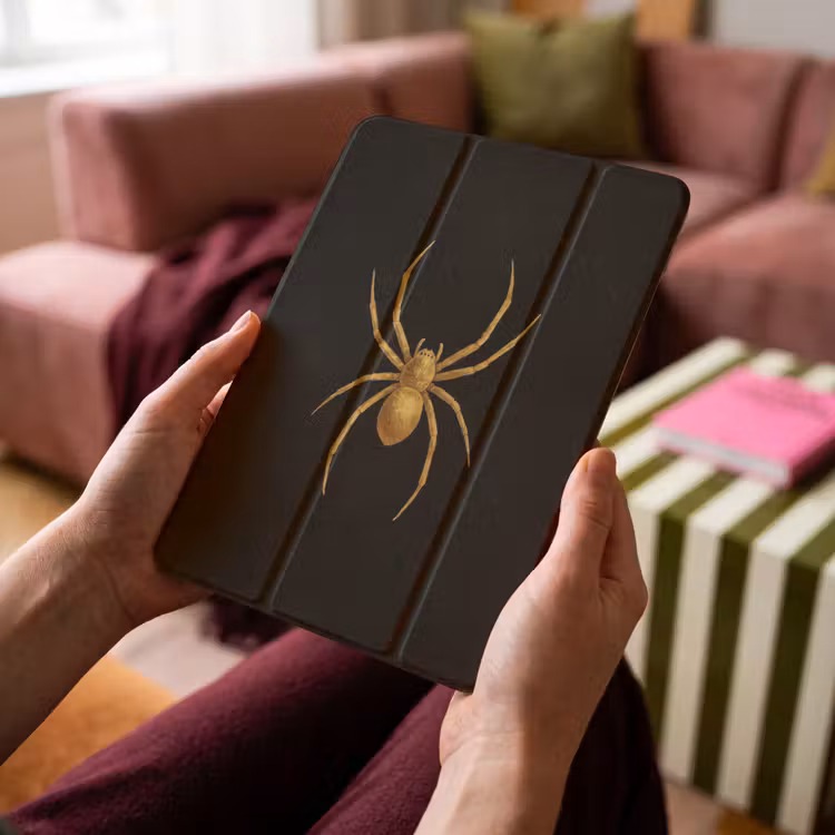 iPad-Hülle - Spinne - Gold - Minimalistisch - Beine — 4