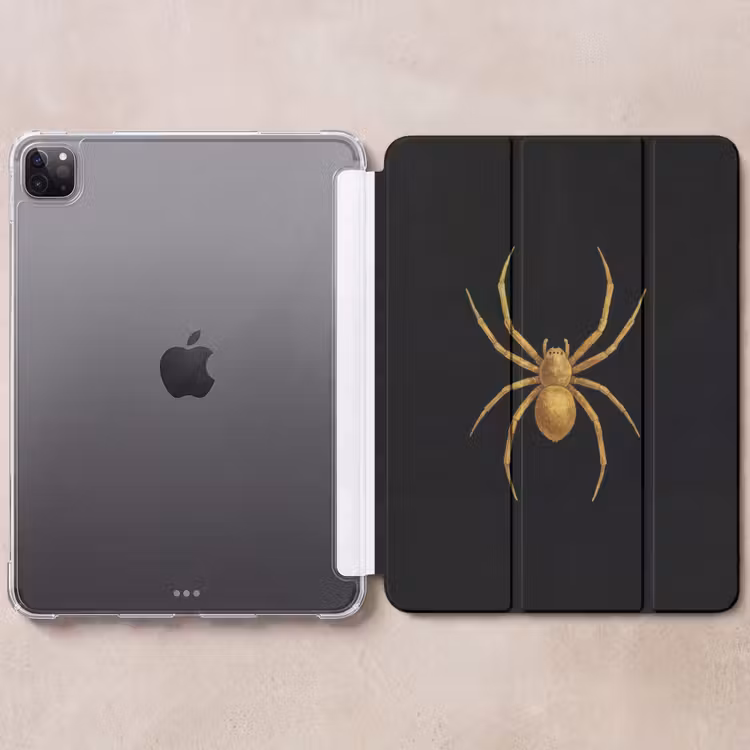 iPad-Hülle - Spinne - Gold - Minimalistisch - Beine — 6