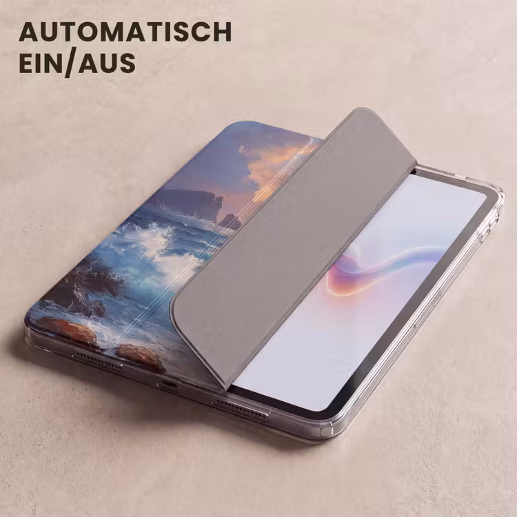 iPad-Hülle - Wellen - Meer - Bunt - Felsen — 5