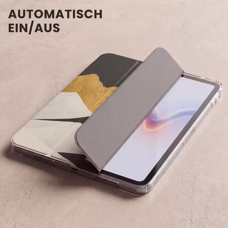 iPad-Hülle - Wolf - Berg - Mond - Schwarz — 5