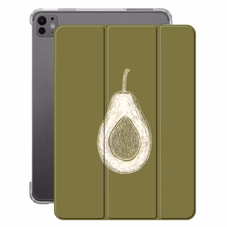 iPad-Hülle - Avocado - Minimalistisch - Illustration - Grün — 1