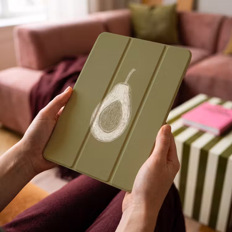 iPad-Hülle - Avocado - Minimalistisch - Illustration - Grün — 4