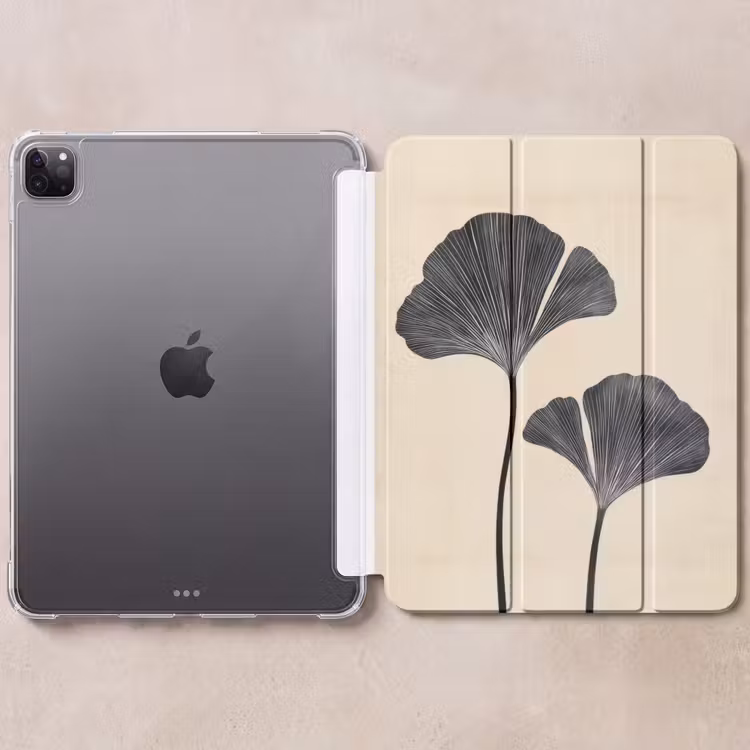 iPad-Hülle - Blätter - Minimalistisch - Schwarz — 6