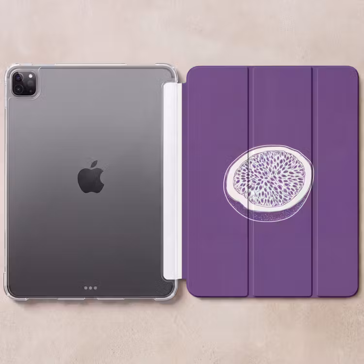 iPad-Hülle - Passionsfrucht - Samen - Lila - Minimalistisch — 6
