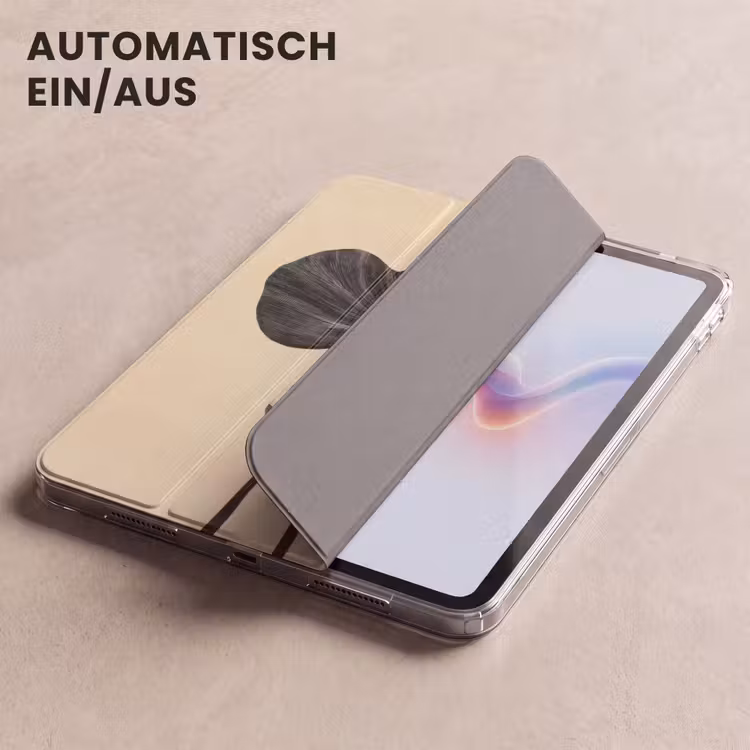 iPad-Hülle - Schwarz - Blätter - Streifen - Minimalistisch — 5