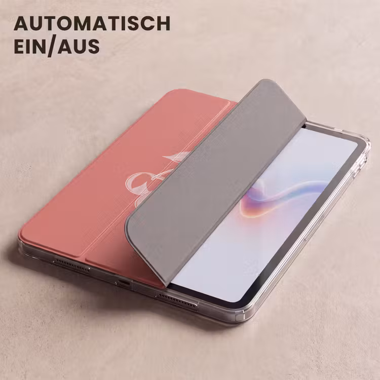 iPad-Hülle - Strichdarstellung - Kirsche - Zweig - Weiß — 5