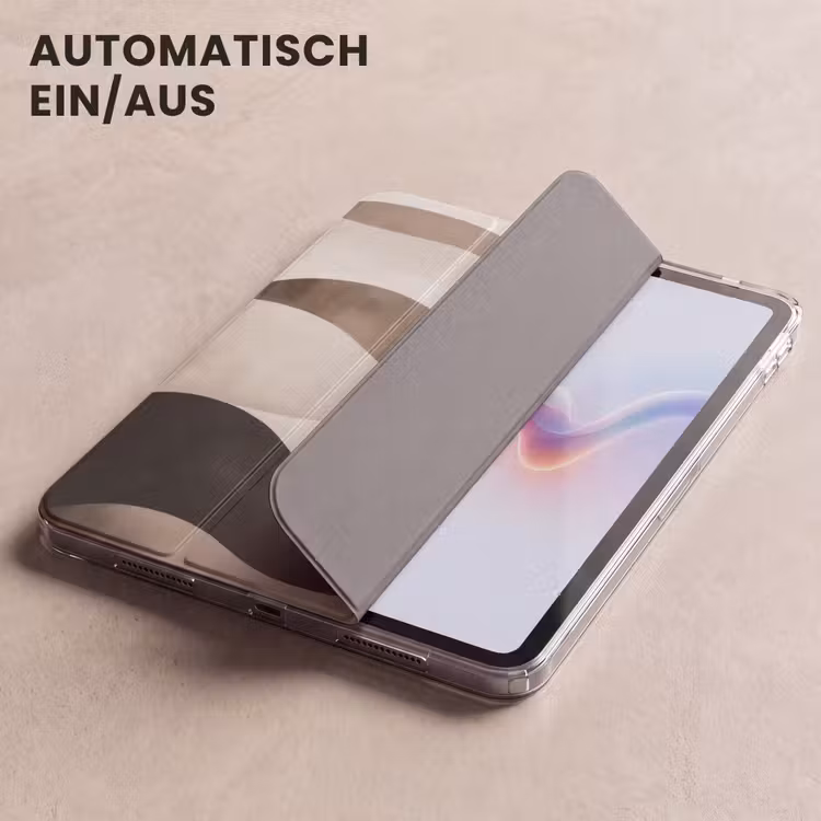 iPad-Hülle - Wellen - Abstrakt - Beige — 5