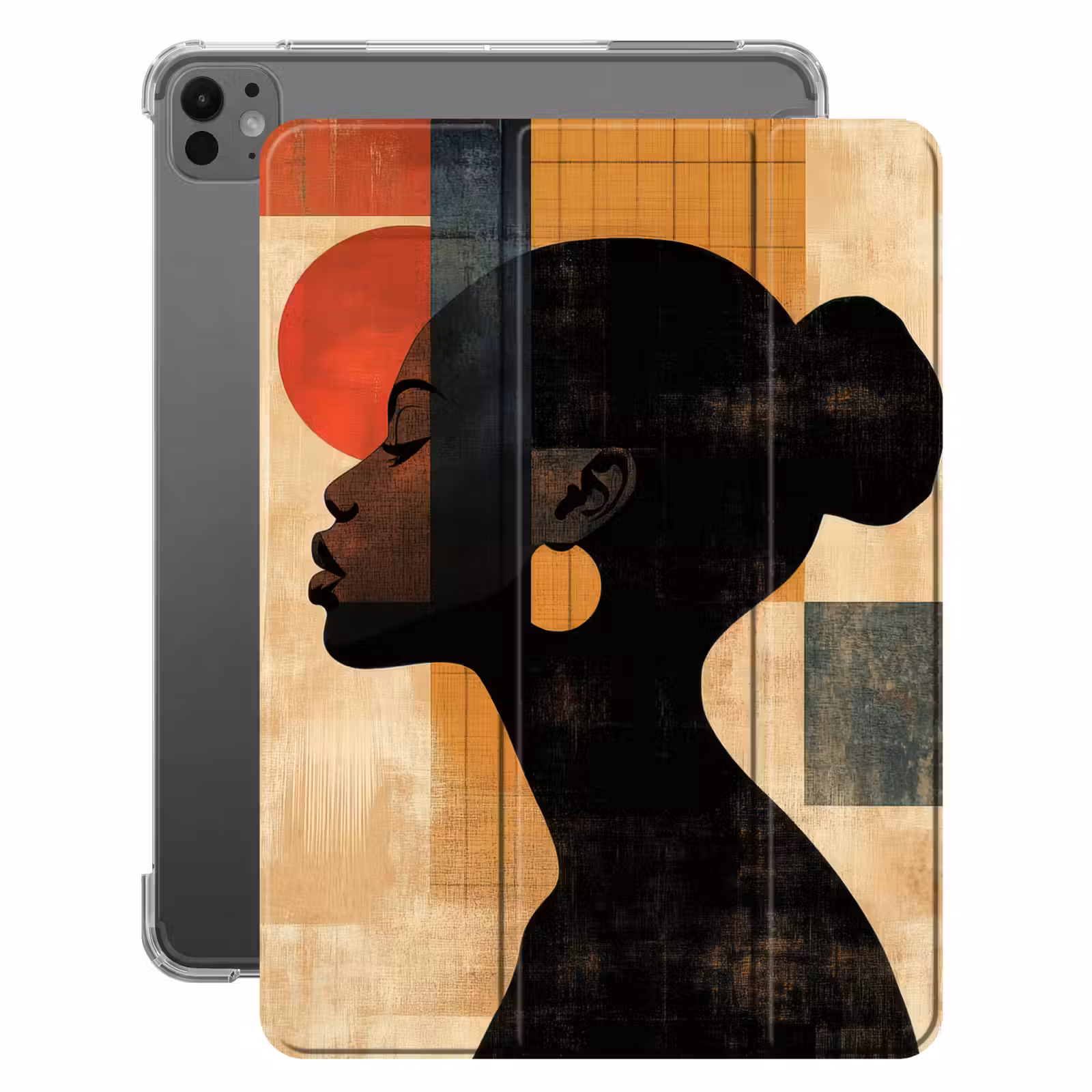 iPad-Hülle - Seitenansicht - Frau - Formen — 1