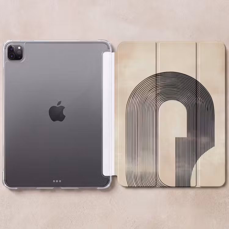 iPad-Hülle - Schleife - Streifen - Minimalistisch - Schwarz — 6