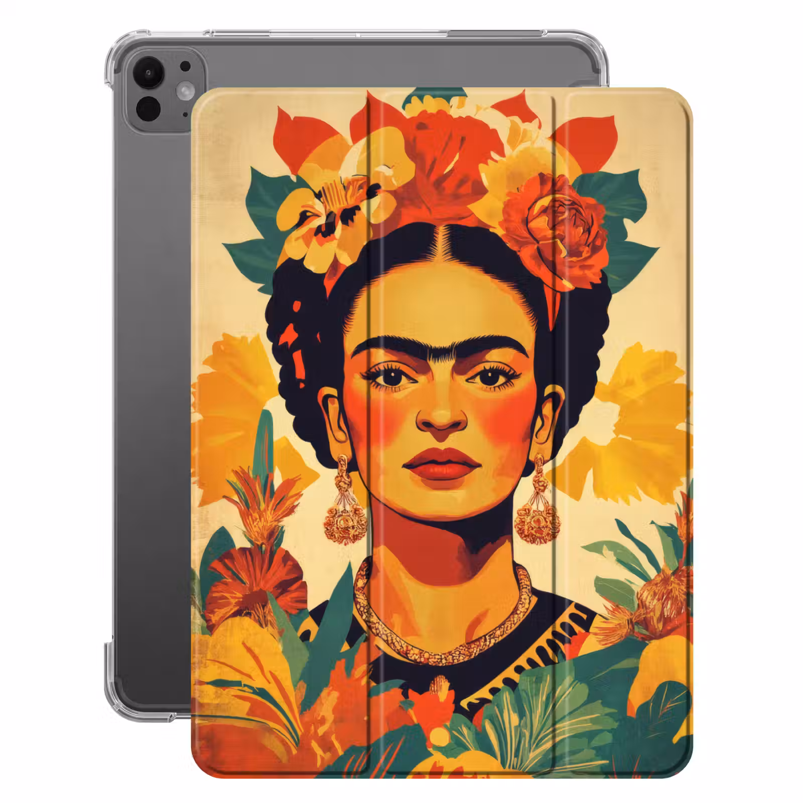 iPad-Hülle - Feminin - Blumen - Schmuck — 1