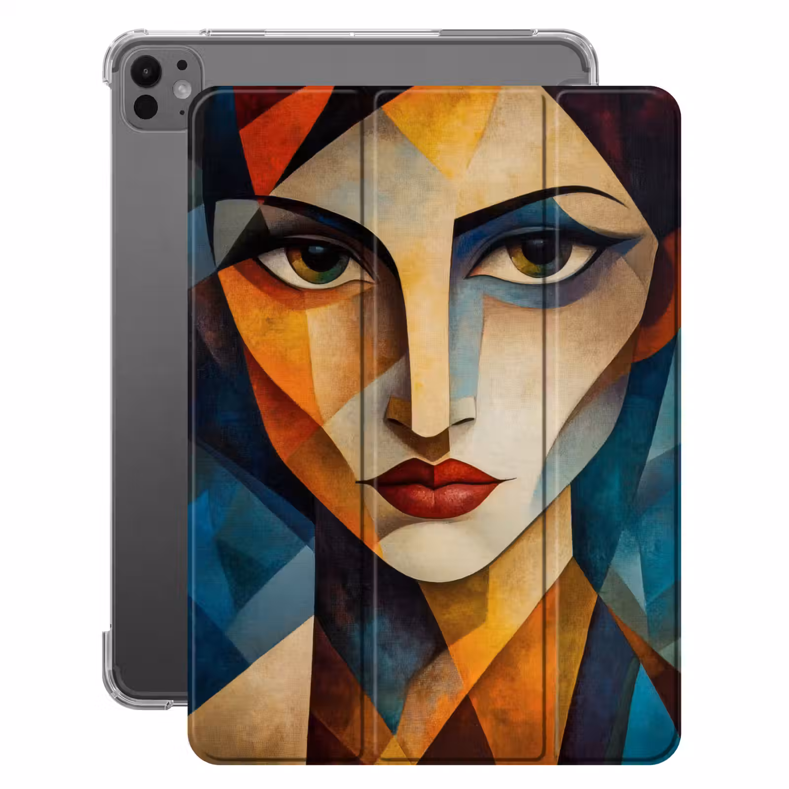 iPad-Hülle - Porträt - Abstrakt - Formen — 1