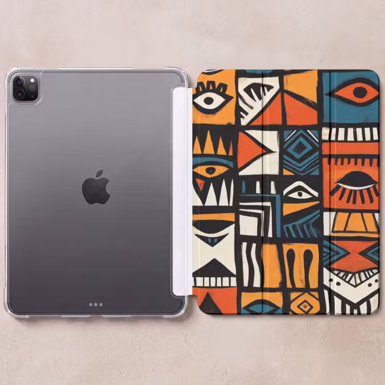 iPad-Hülle - Abstrakt - Gesichter - Mosaik — 6