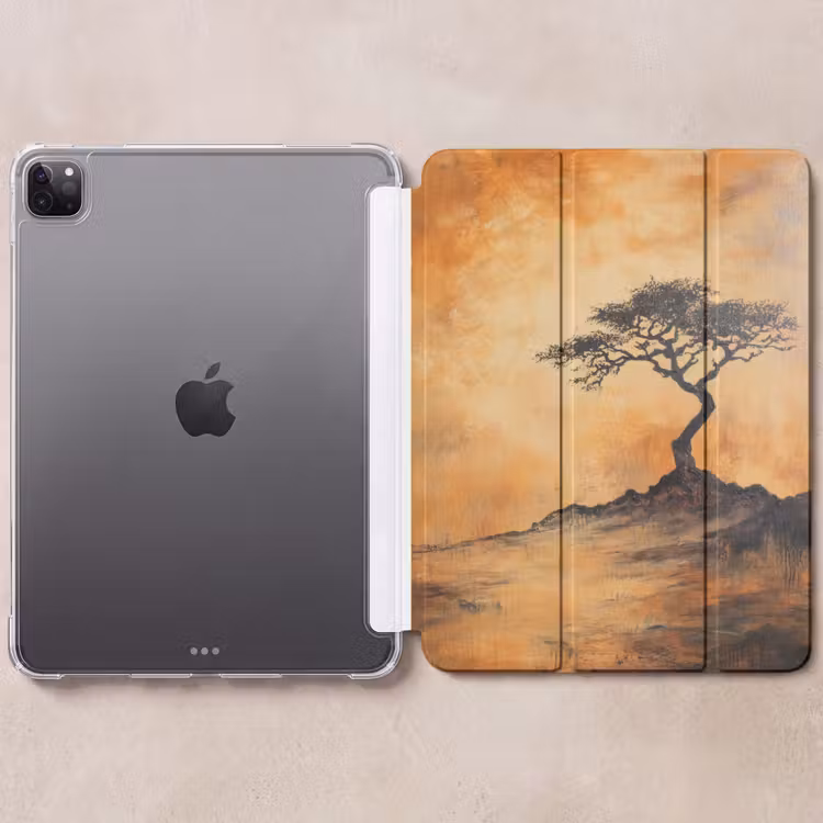 iPad-Hülle - Baum - Landschaft - Orange — 6