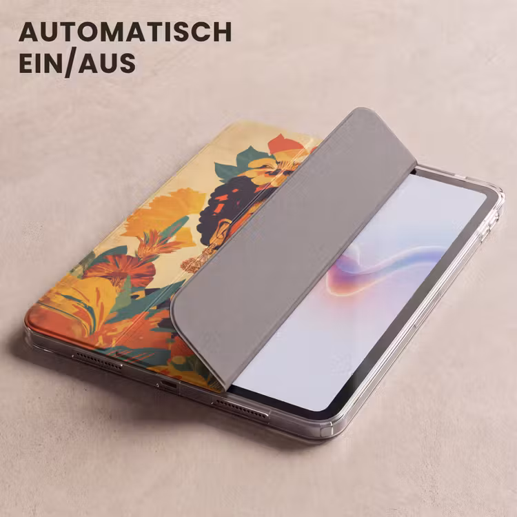 iPad-Hülle - Feminin - Blumen - Schmuck — 5