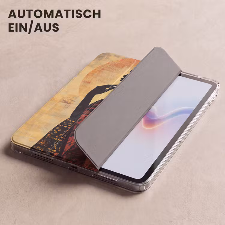 iPad-Hülle - Frau - Scherenschnitt - Muster - Verschnörkelt — 5