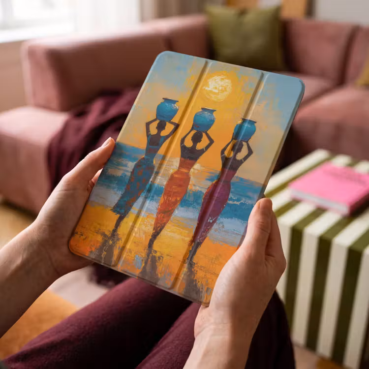 iPad-Hülle - Frauen - Strand - Sonnenuntergang — 4