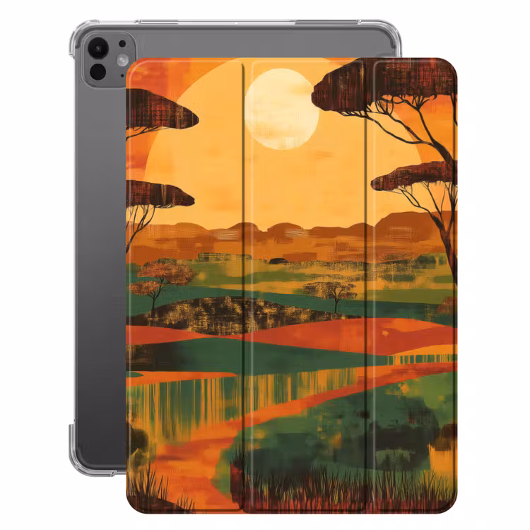 iPad-Hülle - Landschaft - Afrikanisch - Sonne — 1