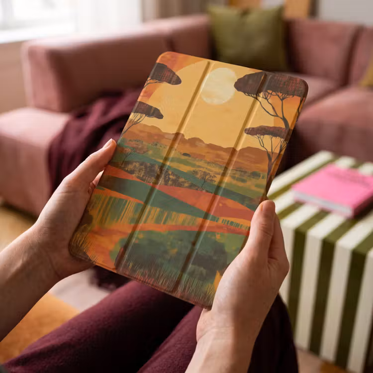 iPad-Hülle - Landschaft - Afrikanisch - Sonne — 4