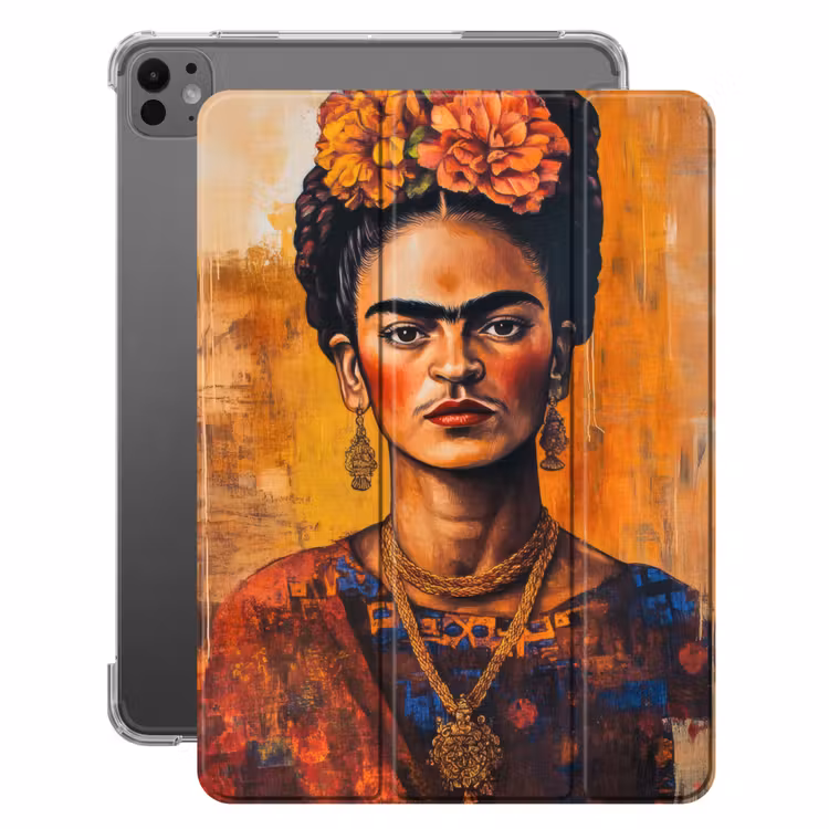 iPad-Hülle - Porträt - Schmuck - Malerei — 1