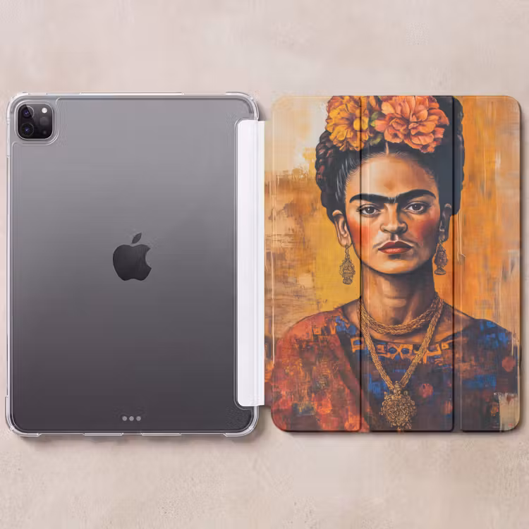 iPad-Hülle - Porträt - Schmuck - Malerei — 6