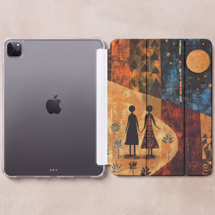 iPad-Hülle - Scherenschnitte - Abstrakt - Sonne - Mond — 6