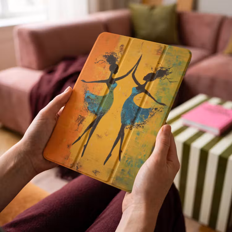 iPad-Hülle - Tanzen - Frauen - Farbtextur — 4