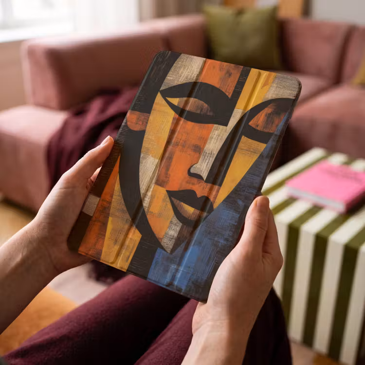 iPad-Hülle - Abstrakt - Porträt - Farbfelder — 4